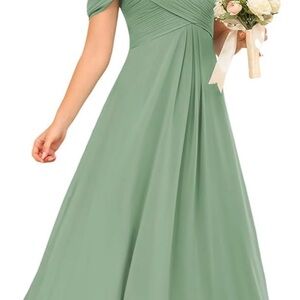 Elegant Green Women's Dress